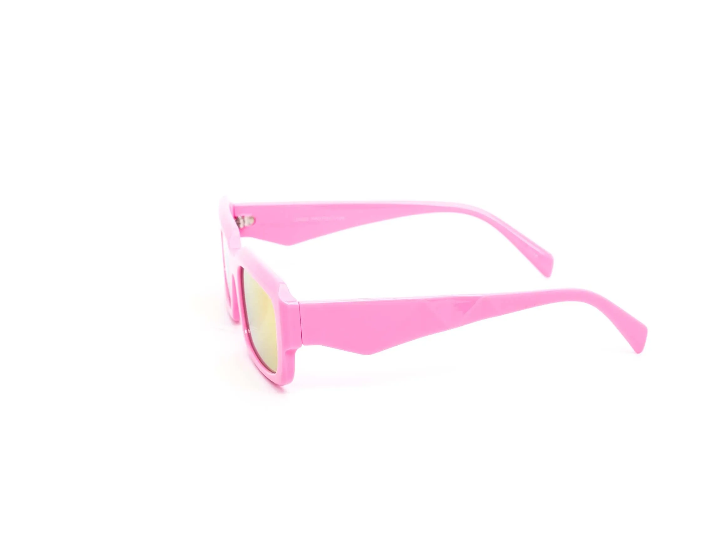 12 Pack: Flat Rectagular Chunky Prism Abstract Wholesale Sunglasses