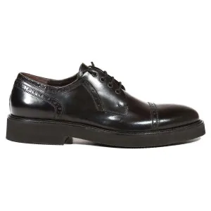 Cesare Paciotti Luxury Italian Men's Italian Designer Shoes Magic Baby Black Oxfords (CPM5021)