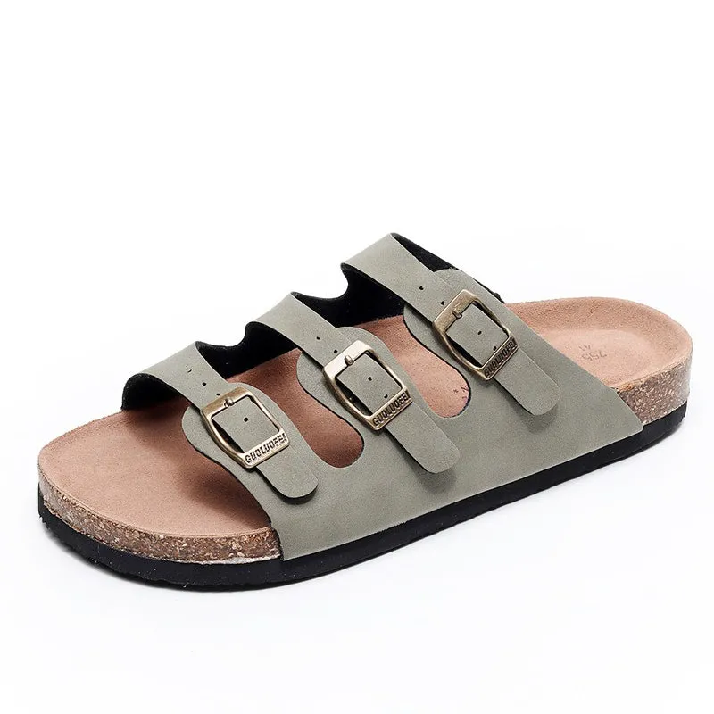 Cuzcare Best Orthopedic Sandals For Men Walking Basic Summer Slides