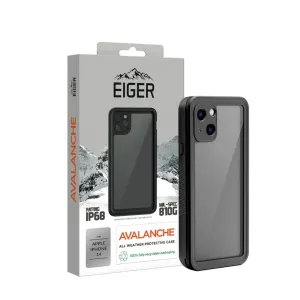 Eiger - iPhone 14 Avalanche Case, Waterproof Outdoor Protective Cover IP68 (EGCA00396) - Black