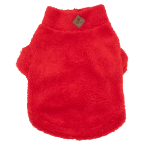 Fleece Pullover | Red