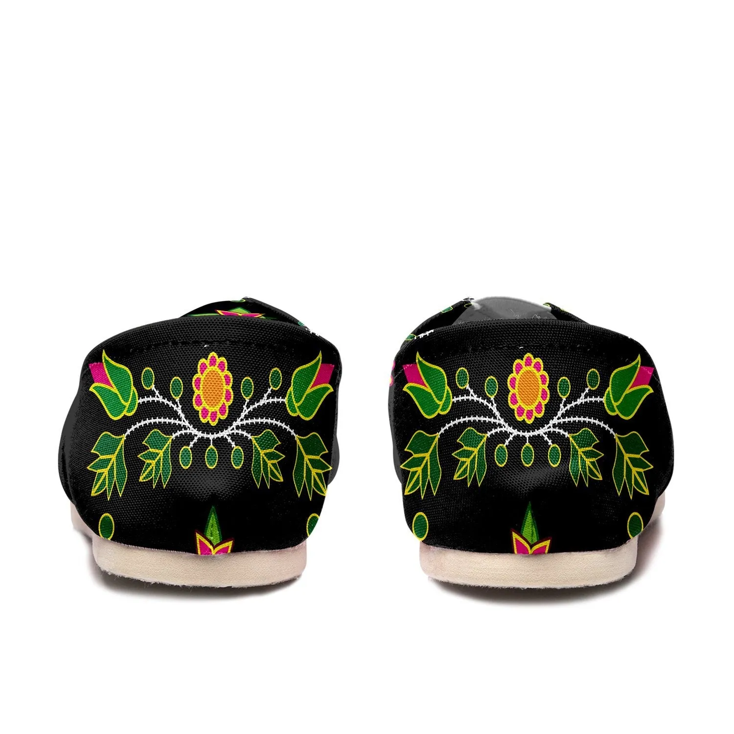 Floral Wolf Slip On