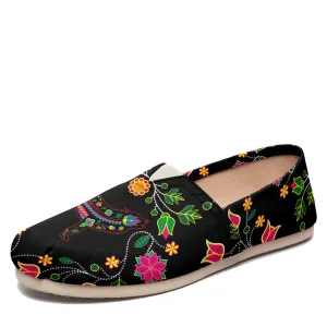 Floral Wolf Slip On