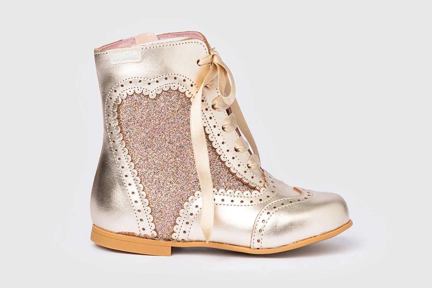 Gold Glitter Boot