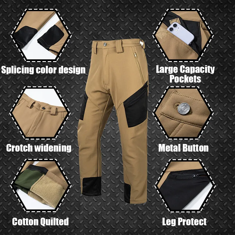 Grampus Softshell Waterproof Tactical Pants for Winter Black
