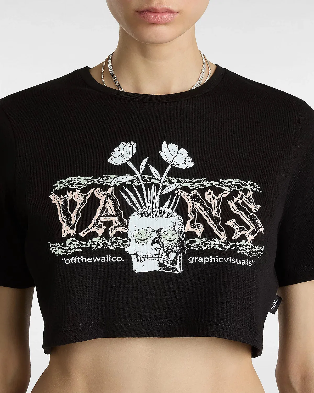 Growing Ideas Crop II T-Shirt in Black