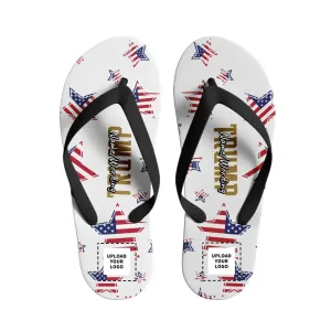 Holiday Gifts,Personalized Trump FlipFlop, Custom Flag, Patriotic FlipFlop, Unique Support Gift