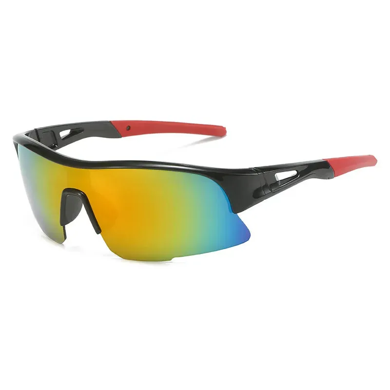 JSJM Riding Sunglasses Motorcycle Mountain Bike Goggles Outdoor Cycling Climbing Running Windproof Dustproof Sun Glasses UV400
