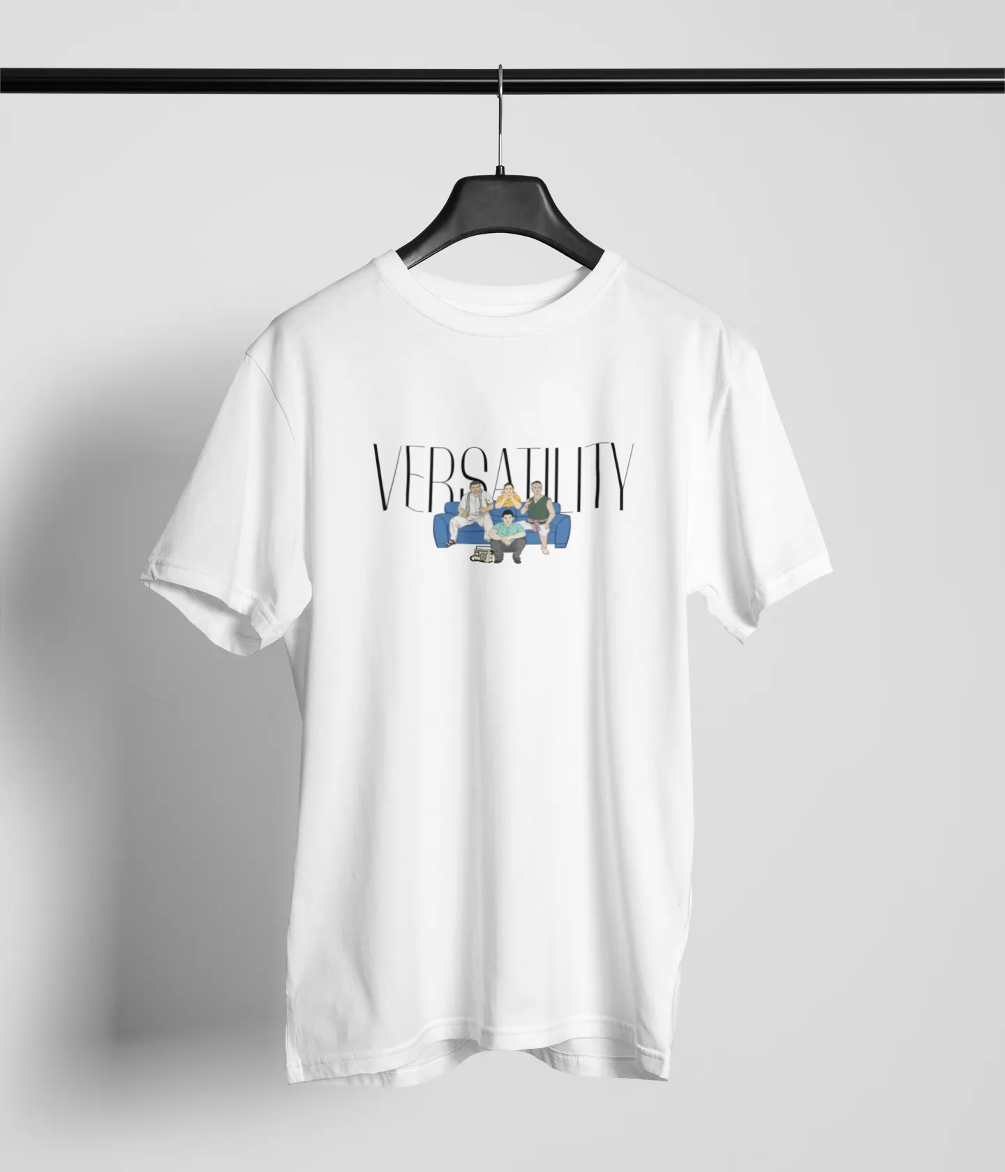 King & Ace Combo | White Graphic T-Shirt (Pack of 2)