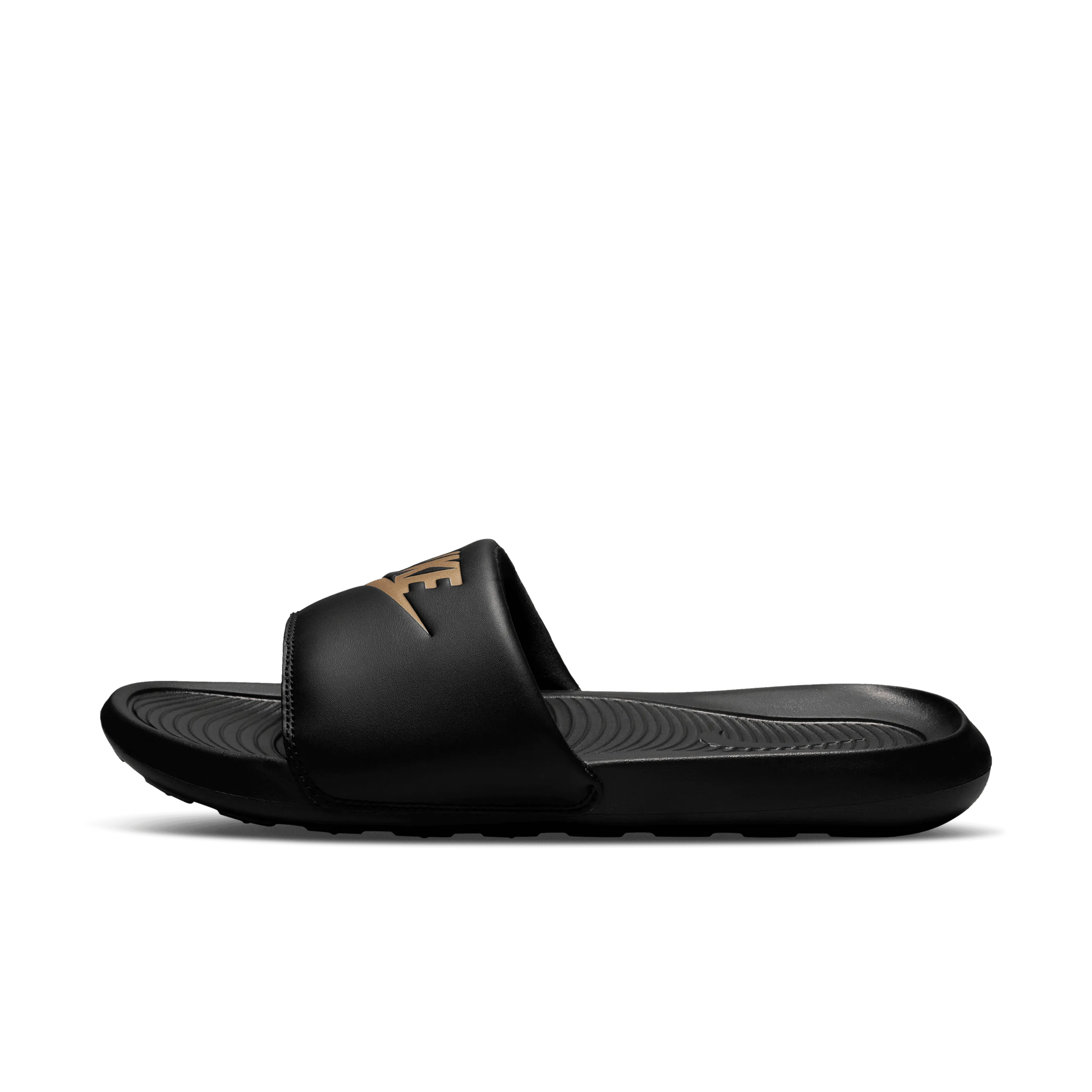 Nike Victori One Slides-Black/Gold