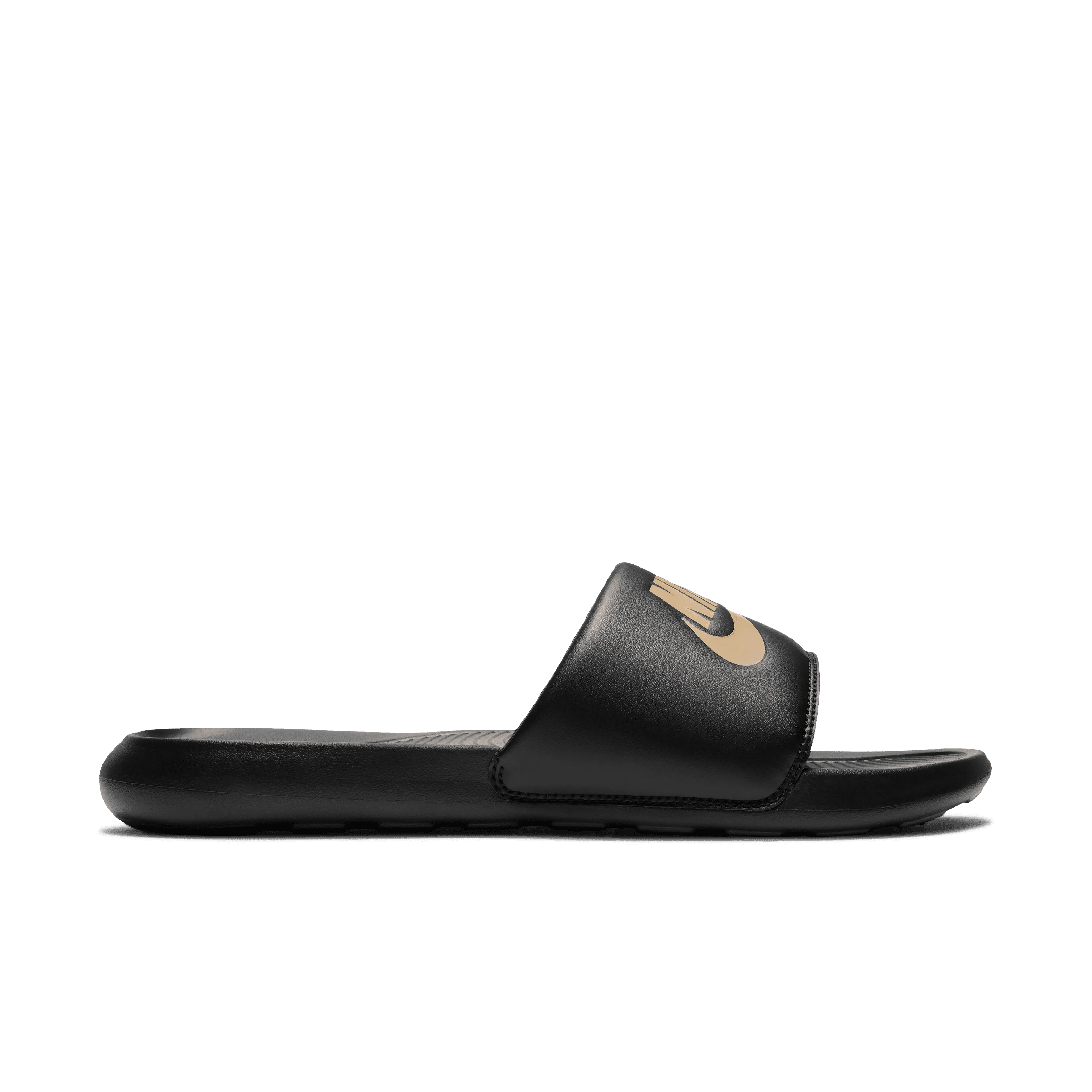 Nike Victori One Slides-Black/Gold