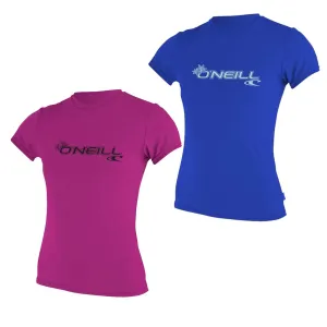 O'Neill Basic Skins UPF 50  Short Sleeve Women's Sun Shirt – Lightweight, Breathable & UV Protection for Active Outdoor Fun