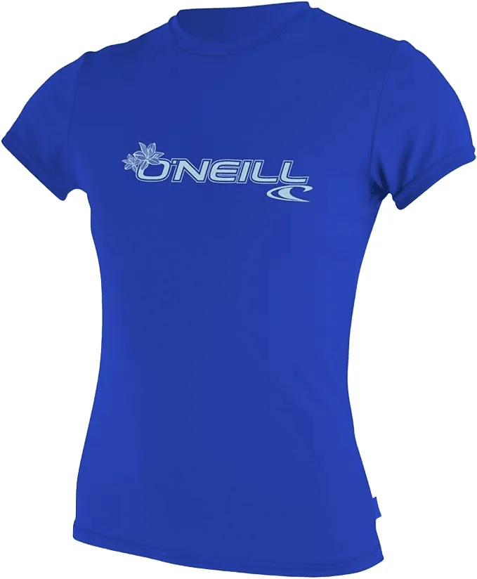O'Neill Basic Skins UPF 50  Short Sleeve Women's Sun Shirt – Lightweight, Breathable & UV Protection for Active Outdoor Fun