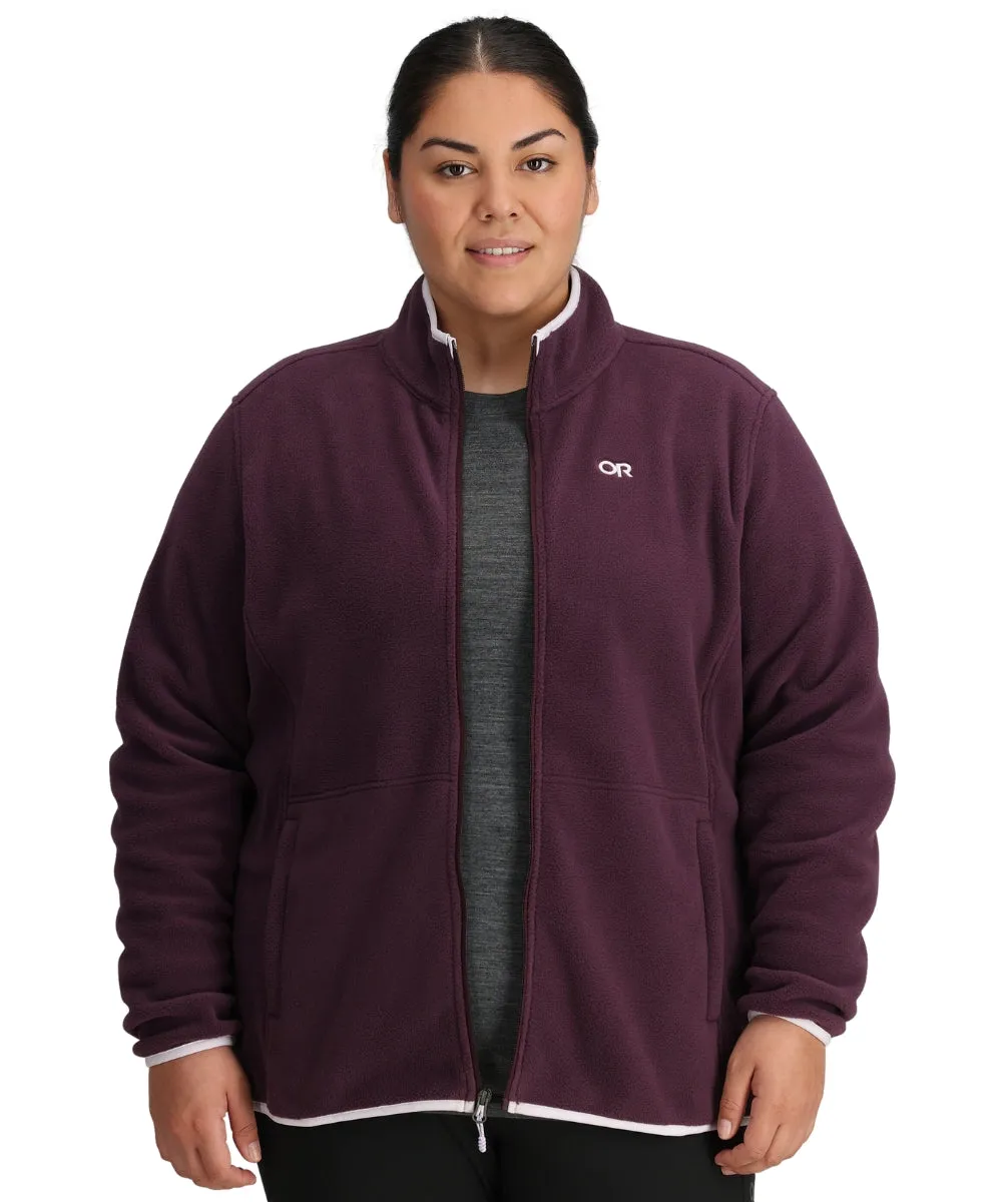 Outdoor Research Polartec 200 Women's Plus Size Fleece Jacket Amethyst 1X-3X