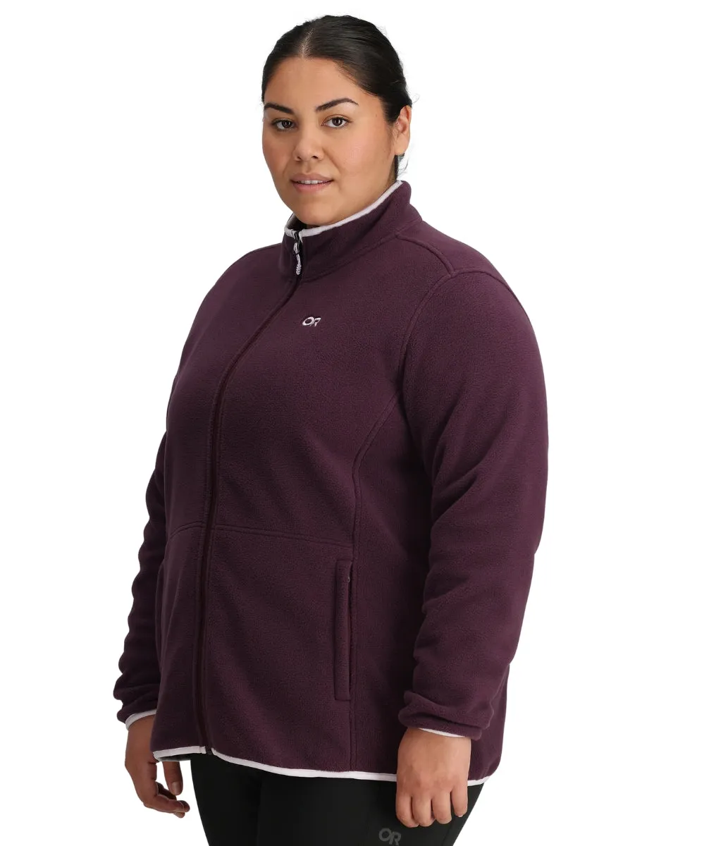 Outdoor Research Polartec 200 Women's Plus Size Fleece Jacket Amethyst 1X-3X