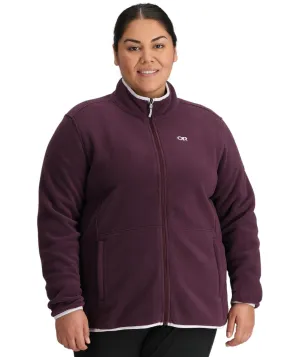 Outdoor Research Polartec 200 Women's Plus Size Fleece Jacket Amethyst 1X-3X