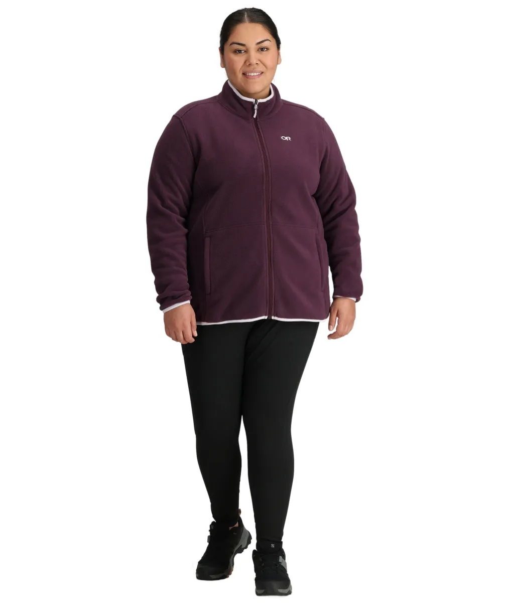 Outdoor Research Polartec 200 Women's Plus Size Fleece Jacket Amethyst 1X-3X