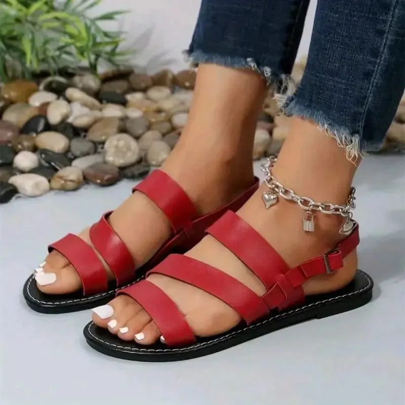 TALBINGO™ ROMAN FLAT SANDALS