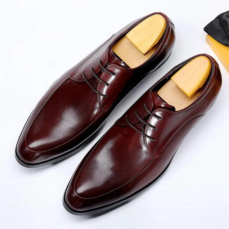 Three-joint Casual Formal Leather Shoes