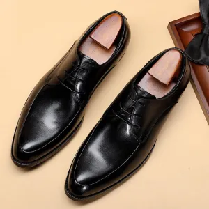 Three-joint Casual Formal Leather Shoes