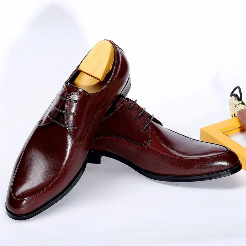 Three-joint Casual Formal Leather Shoes