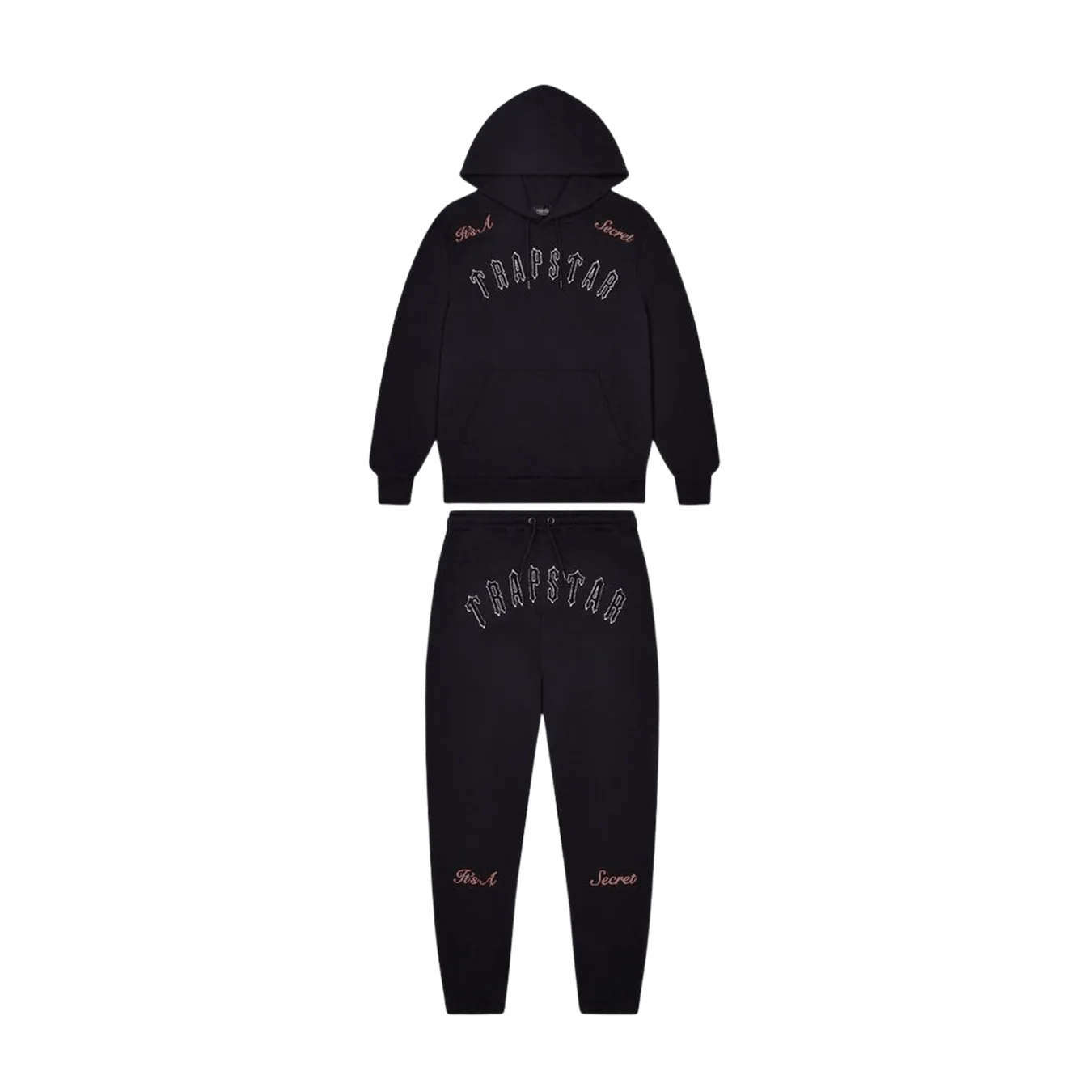 Trapstar It's a Secret Tracksuit 'Black Pink'