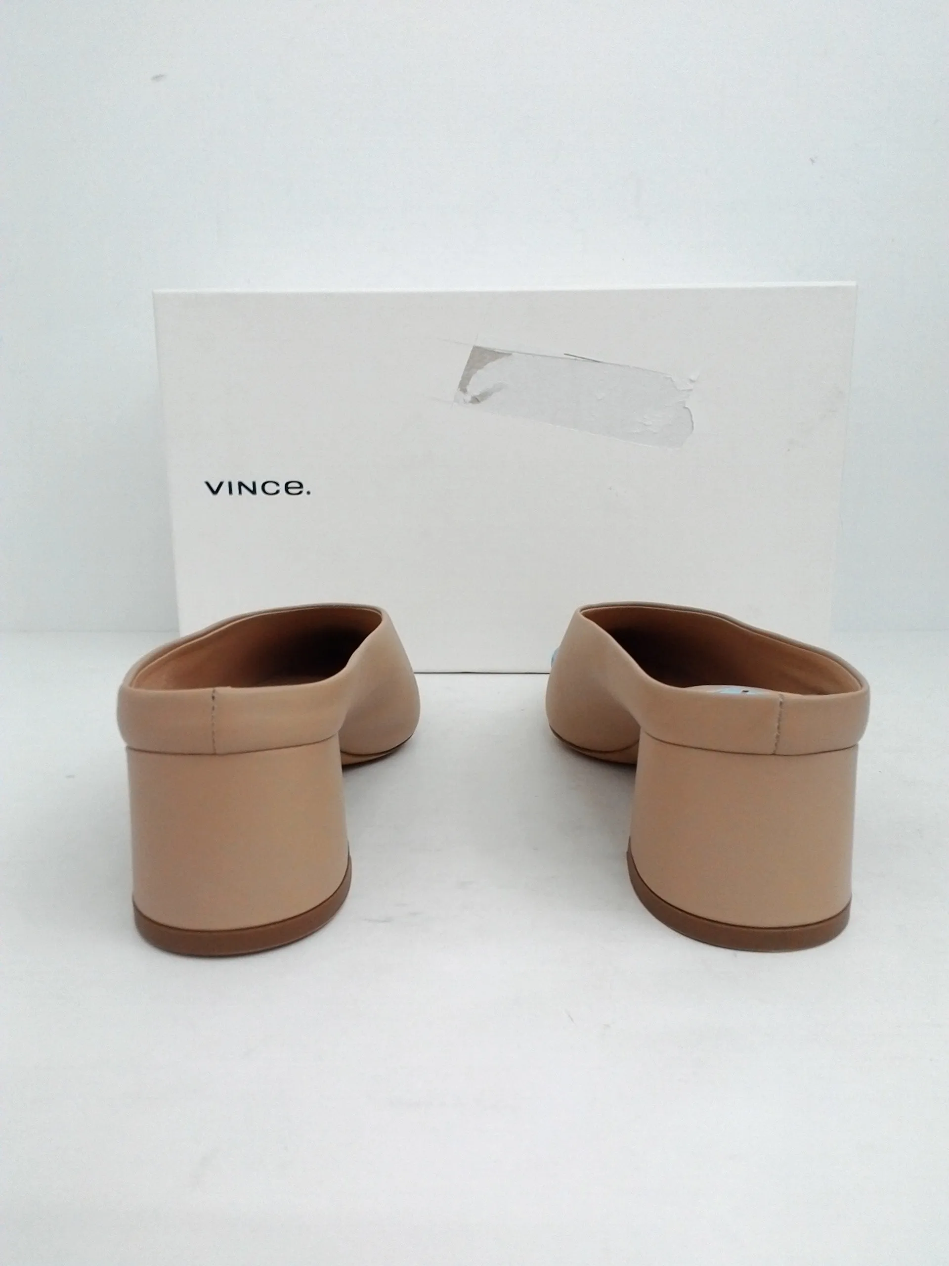 Vince Women's Ralston Nude Leather Size 7.5 M