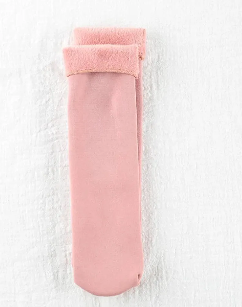 Winter soft plush floor socks
