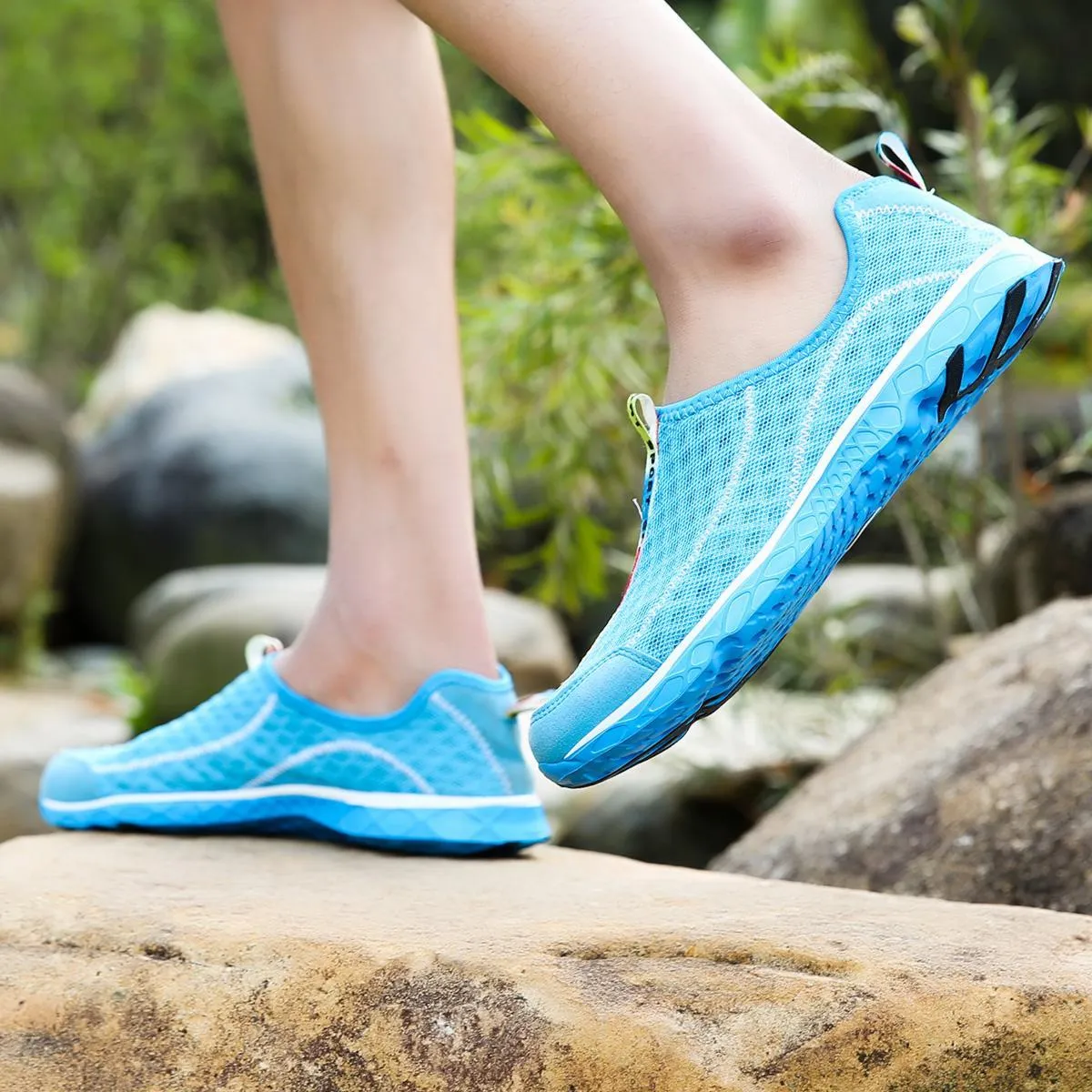 Women's Slip-on Wetsuit Trainers Lightweight Mesh Water Shoes