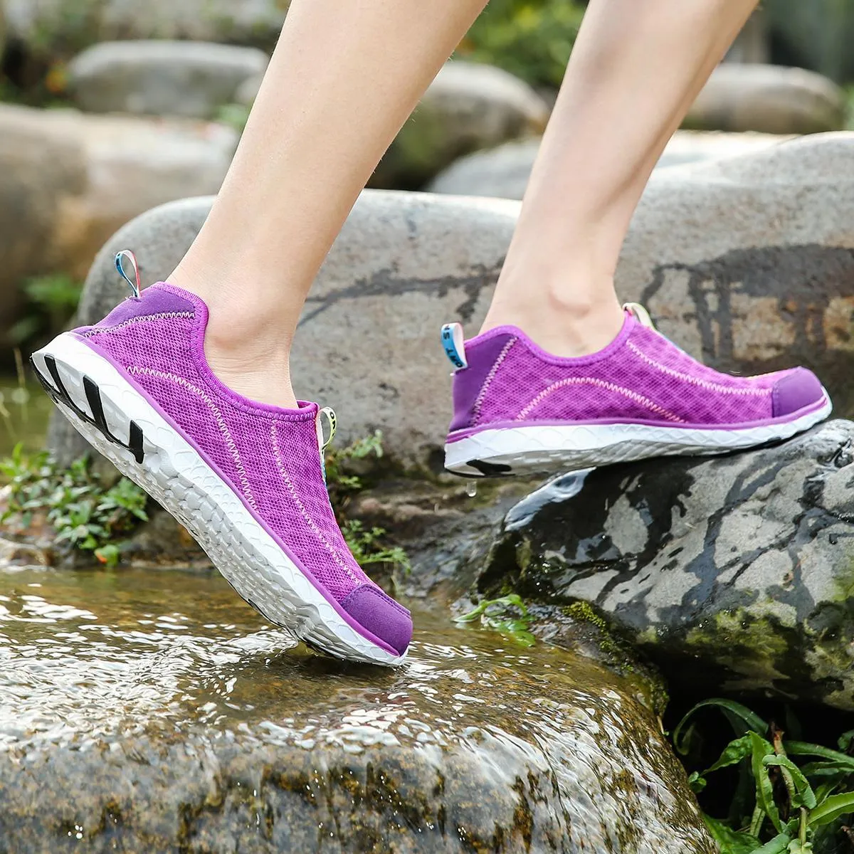 Women's Slip-on Wetsuit Trainers Lightweight Mesh Water Shoes