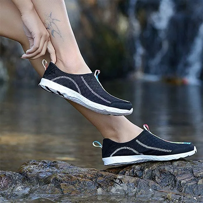Women's Slip-on Wetsuit Trainers Lightweight Mesh Water Shoes