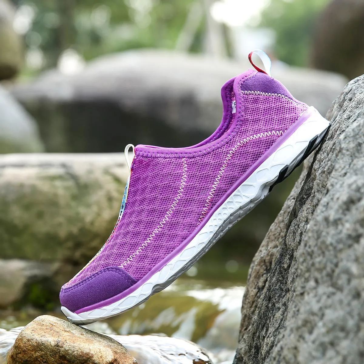 Women's Slip-on Wetsuit Trainers Lightweight Mesh Water Shoes