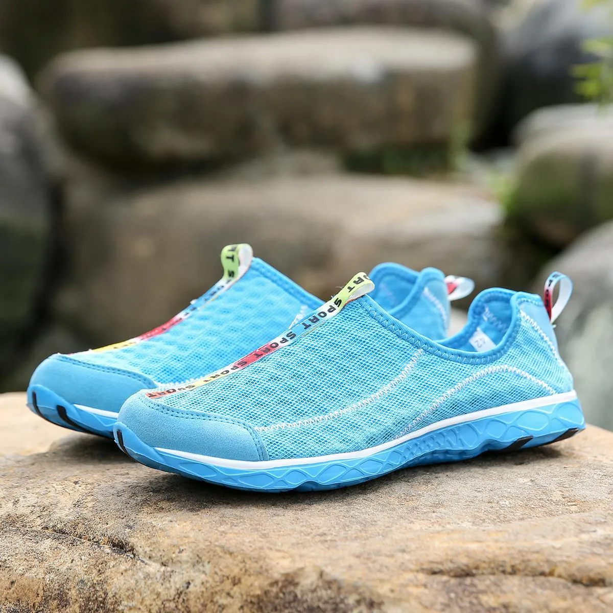Women's Slip-on Wetsuit Trainers Lightweight Mesh Water Shoes