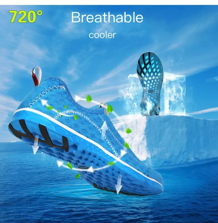 Women's Slip-on Wetsuit Trainers Lightweight Mesh Water Shoes