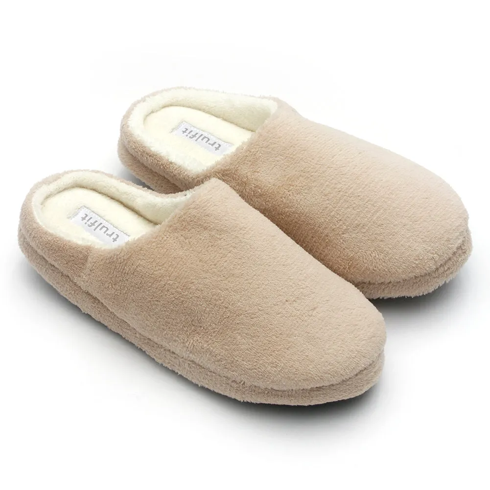Womens Slippers Slip On Cozy Indoor Bedroom Comfortable Plush Clog Shoes