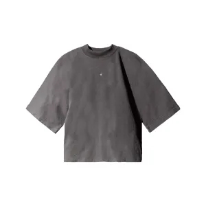 Yeezy Gap Engineered by Balenciaga Logo No Seam Crop Tee - Dark Grey